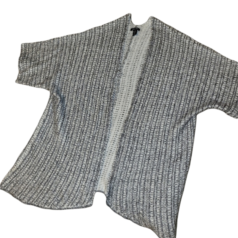 Spring + Mercer Short Sleeve Drapey Heavy Knit Cardigan sz M